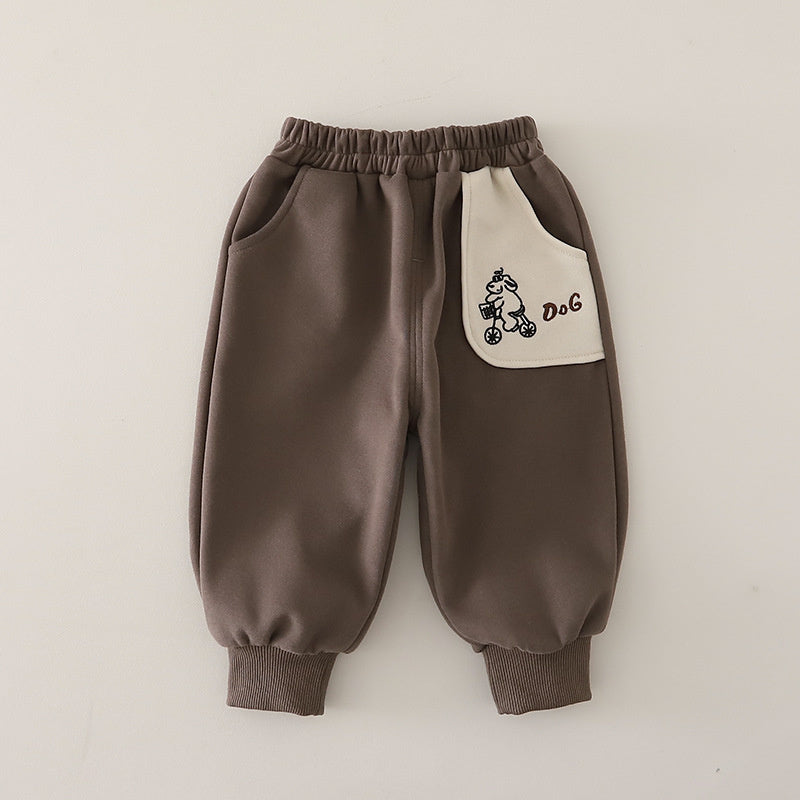 Boys' Outfit 2026 New Style Baby Boy Autumn Cartoon Car Two-Piece Set Clothes Infant Sweatshirt and Pants