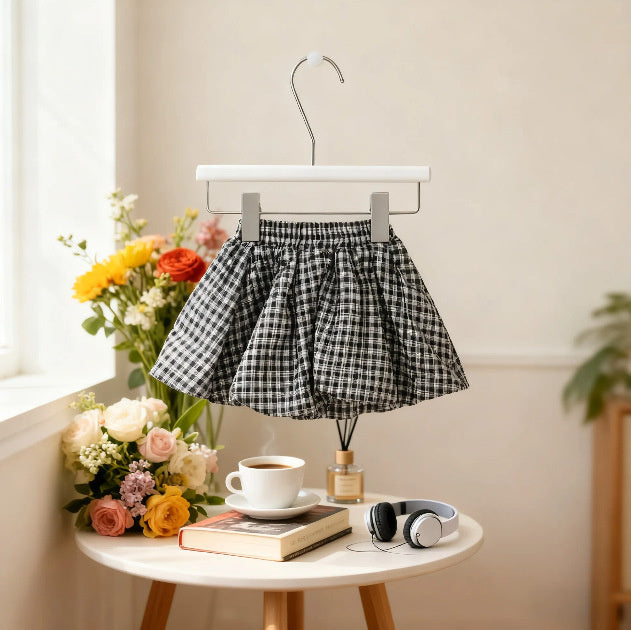 Girls' Summer Cotton Outfit 2025 New Fashionable Baby Girl Vest and Floral Skirt Pants Two-Piece Set