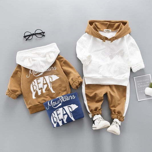 New Korean Style Baby Girl Spring Outfit Set Autumn Boys Toddler Trendy Clothing Wholesale Manufacturer Distribution One Piece Dropshipping