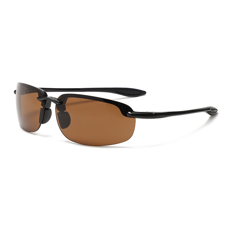 New European and American foreign trade classic sports sunglasses retro men's toad glasses cross-border sunglasses real film glasses