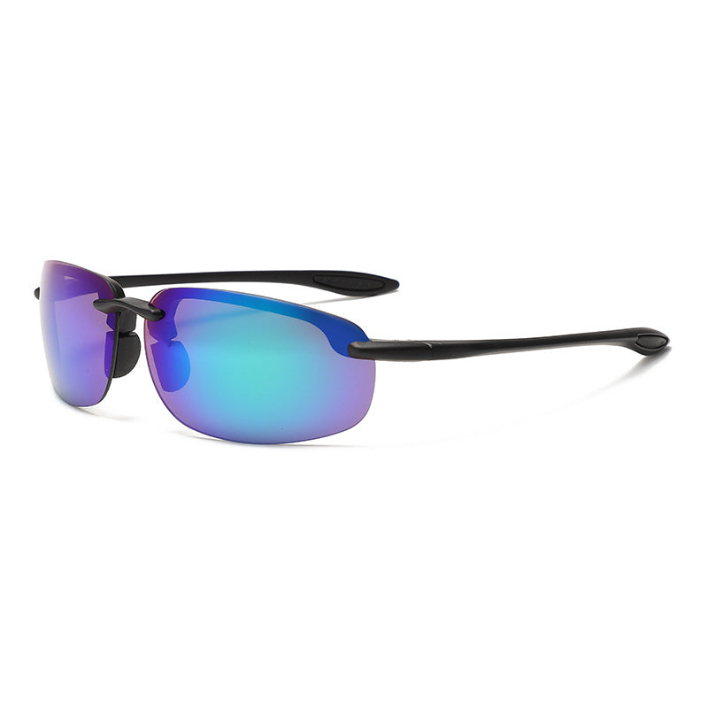 New European and American foreign trade classic sports sunglasses retro men's toad glasses cross-border sunglasses real film glasses