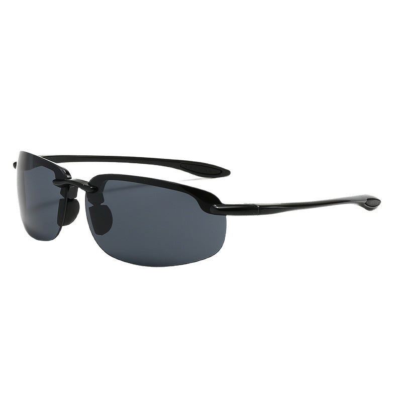 New European and American foreign trade classic sports sunglasses retro men's toad glasses cross-border sunglasses real film glasses