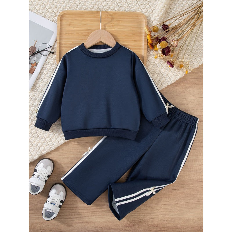 Foreign Trade New Baby and Clothing Two-Piece Trendy Children's Spring Outfit Fashion Set Sports