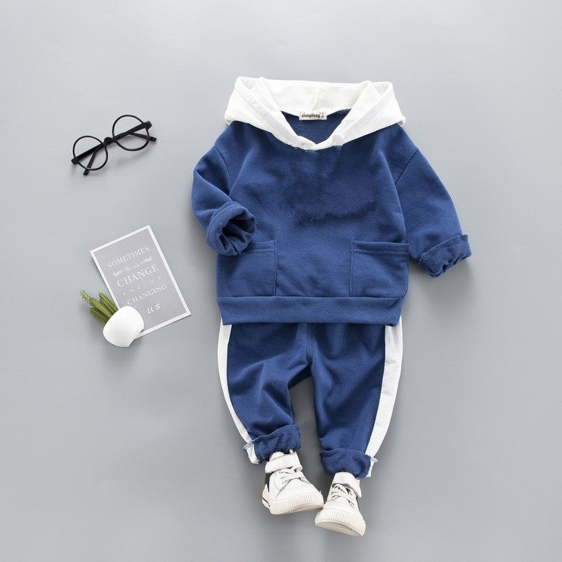 New Korean Style Baby Girl Spring Outfit Set Autumn Boys Toddler Trendy Clothing Wholesale Manufacturer Distribution One Piece Dropshipping
