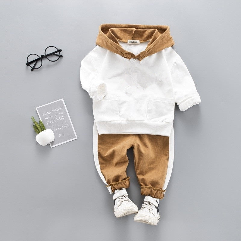 New Korean Style Baby Girl Spring Outfit Set Autumn Boys Toddler Trendy Clothing Wholesale Manufacturer Distribution One Piece Dropshipping